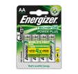 Piles AA Energizer Accu Recharge Power Plus, paquet de 4
