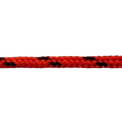 Cordeau polyester rouge Long.1 m Diam.3 mm 0