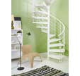 Escalier colimaçon Despina Xtra blanc 13 hauteurs Diam.110 cm