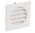 GRILLE EXTERIEURE PVC Ø 125 MM BLANC SPECIAL FACADE 1GETM10B NICOLL