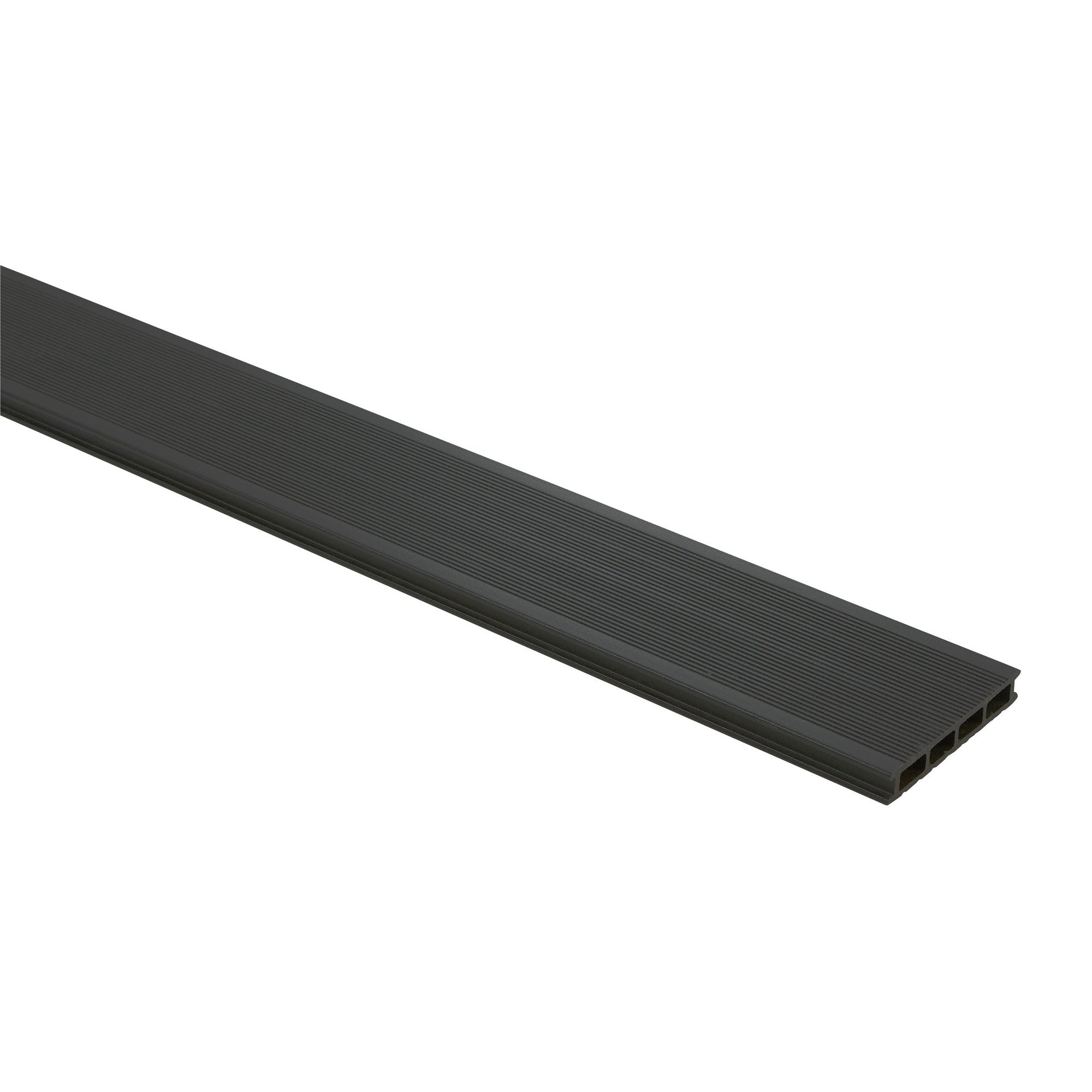 Lame de terrasse composite noire 21 x 138 mm Long. 2,4 m 2