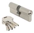 Demi cylindre laiton haute sûreté 30 x 10 mm 5 clés