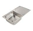 Evier encastrable en inox finition 1 cuve inox Classic