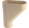 Jambonneau diam 80mm PVC sable GIRPI