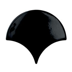 Faïence 13, 4x 15 cm Bondifan black brillant