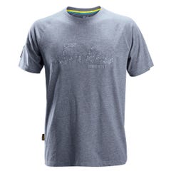 T-shirt de travail gris foncé T.L Logo - SNICKERS 2
