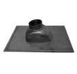 Solin ardoise + rotule Ø125 0° à 45° noir APOLLO PP