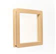 Hublot carré en MDF pour porte 30 x 30 cm