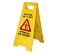 Panneau sol glissant