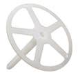 Lot de 25 chevilles 8 x 120 mm pour isolant souple < 100 mm