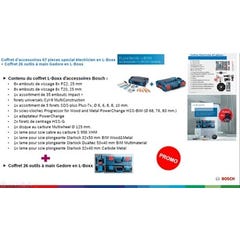 Coffret accessoires spécial électricien : L-Boxx accessoires + L-Boxx Gedore - 06159975V6 BOSCH 4