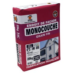 Enduit Monocouche Fin Blanc Andalou 25kg 0