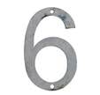 Numéro 6 en acier à peindre L.6 cm - CHAPUIS