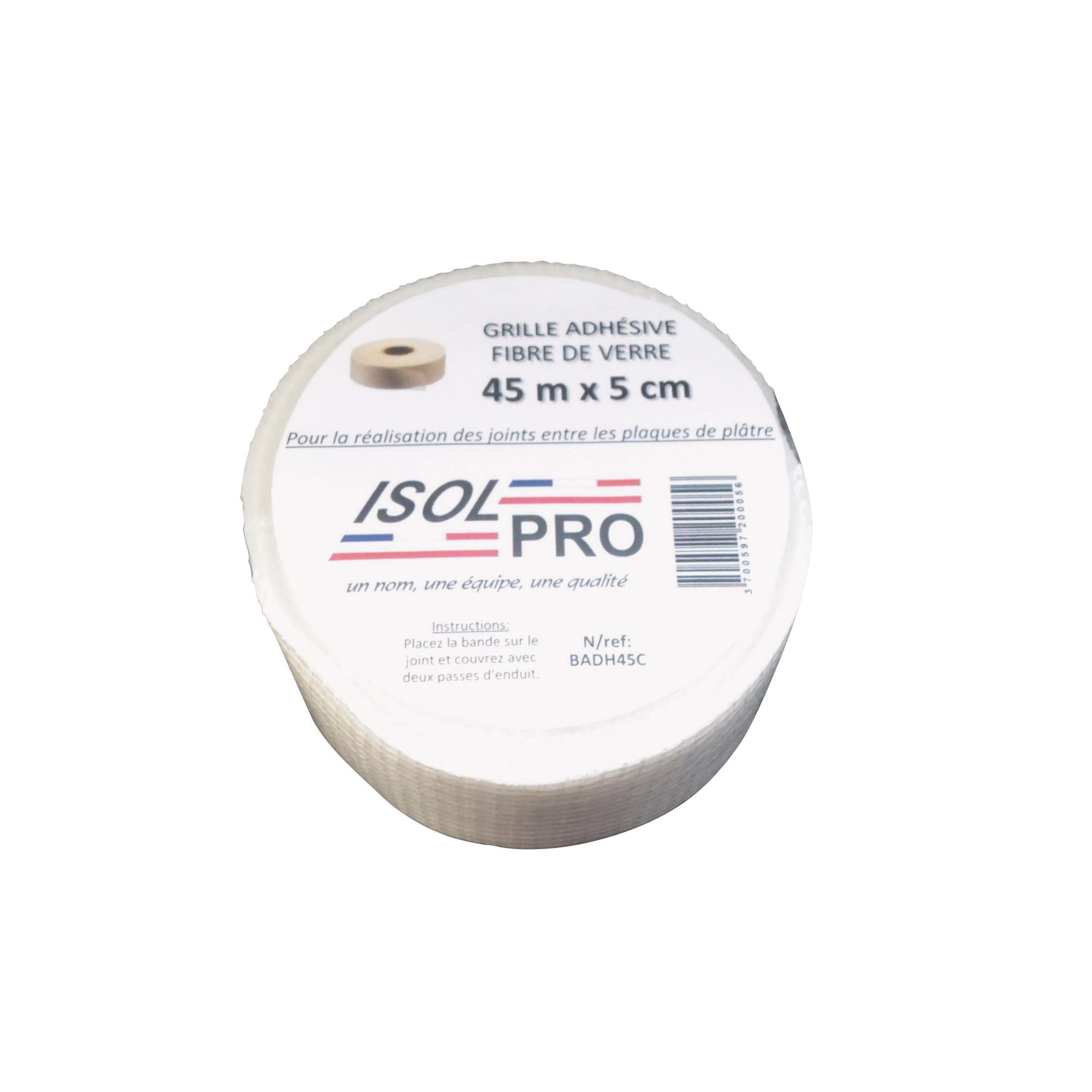 Bande autocollante adhésive pour plaque de plâtre 45ml - ISOLPRO 0
