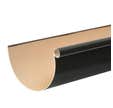 Gouttière demi-ronde PVC ardoise Dév.250 mm Long.2 m - GIRPI