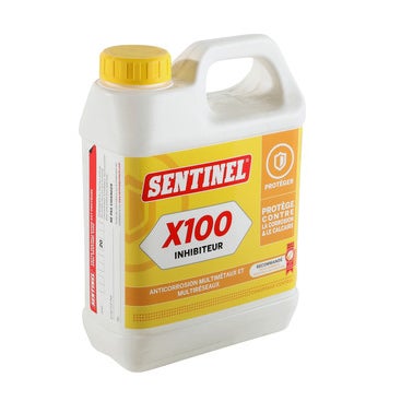 Inhibiteur de corrosion et d'entartrage pour installations de chauffage central 1 litre SENTINEL X100 1