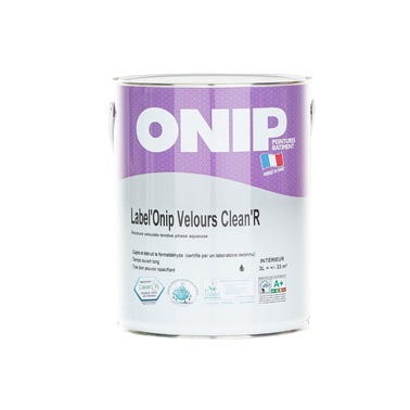 Peinture intérieure murs et plafonds velours 3 L Label'Onip clean'r - ONIP 0