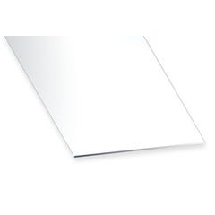 Profilé plat PVC blanc l.10 cm x Ep.2 mm L.260 cm