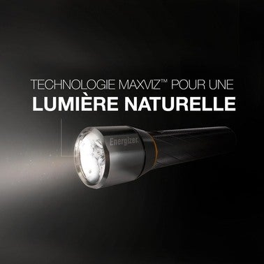 Energizer Vision HD Ultra, lampe torche LED super lumineuse, lumière  puissante, durable et résistante à l'eau, jusqu'à 1500 lumens, piles  incluses : : Bricolage