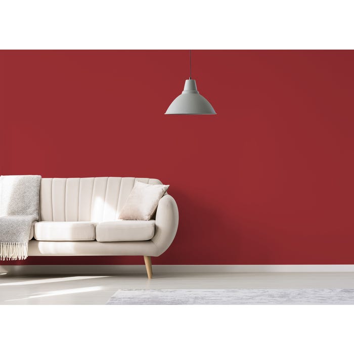 Peinture intérieure satin rouge pouilly teintée en machine 10L HPO - MOSAIK 3