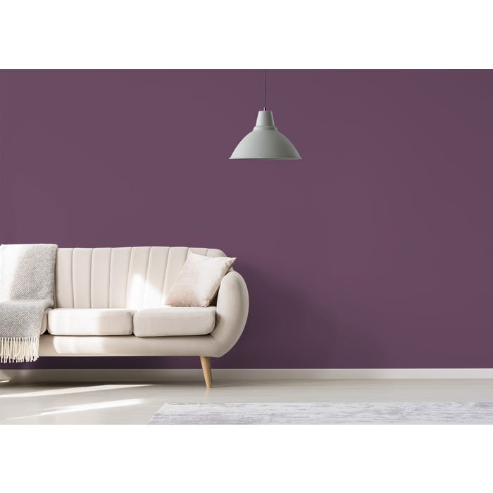 Peinture intérieure satin violet pimprenelle teintée en machine 4L HPO - MOSAIK 3