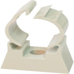 Tube-ring ø25-26 simple blanc boite de 100 0