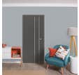 Bloc-porte revêtu décor urban poussant droit H.204 x l.93 cm Griff'Steel