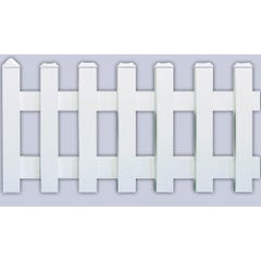 Lisse PVC verticale blanc L.2400 x l.100 x Ep.24 mm 0
