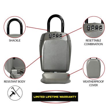 Boîte à clés sécurisée et renforcée avec anse Select Access Master Lock 5