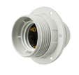 DOUILLE PLASTIQUE E27 BAGUE BLANC