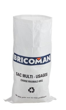Sac gravat multi usages H.100 x l.55 cm max 40 kg Bricoman