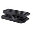 Lot de 10 profils pour bordure PVC H.12 x L.38 cm