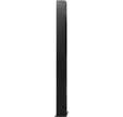 Poteau aluminium blanc pour portail complet, 15 x 15 x 210 cm Ep.2 mm