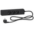 Multiprise 3 prises 2P+T + 2USB 1,5 m anthracite - SCHNEIDER ELECTRIC