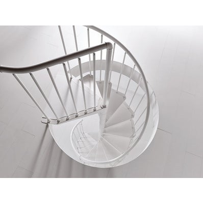 Escalier colimaçon Despina blanc 13 hauteurs Diam.110 cm 3