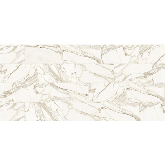 Carrelage intérieur beige effet marbre l.30 x L.60 cm Marble one 1
