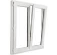 Fenêtre PVC 2 vantaux avec oscillo-battant H.95 x L.120 cm - CLOSY