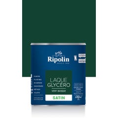 Peinture intérieure et extérieure multi-supports glycéro satin vert basque 2 L - RIPOLIN 0