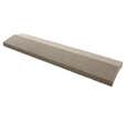 Couvre Mur 100x25 Cm 2 Pentes Gris Ep 4 Cm