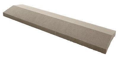 couvre mur 100x25 cm 2 pentes gris ep 4 cm bricoman