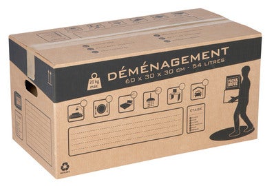 Carton demenagement 55x35x30 - Cdiscount