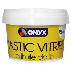 Mastic vitrier huile de lin blanc 500 g - ONYX 0