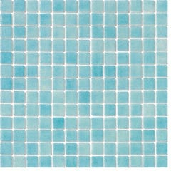 Lot de 20 mosaïques 31.6 x 31.6 cm antidérapant bleu celeste
