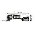 DÉCOUPEUR PONCEUR GOP 18V-28 SOLO L-BOX