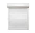 Volet roulant filaire en aluminium blanc H.155Xl.120