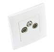 PRISE TV/FM/SAT RENO BLANC ZEIGER