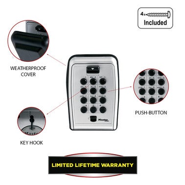 Boîte à clés sécurisée avec anse format M Select Access Master Lock ❘  Bricoman