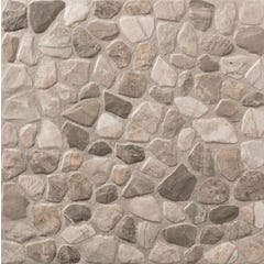 Carrelage sol extérieur effet pierre l.45 x L.45 cm - Quechua Gris 0