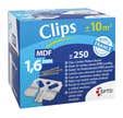 Boite de 250 clips a lambris + pointes pour pose lambris revetu mdf