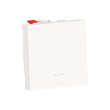 Bouton poussoir lumineux blanc Unica - SCHNEIDER ELECTRIC 0